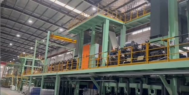 Tin plating production line